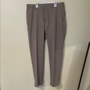 PGA Tour Tan Chinos Flat-Front Straight Leg